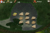 カエルジャンプ - ゲーム画面